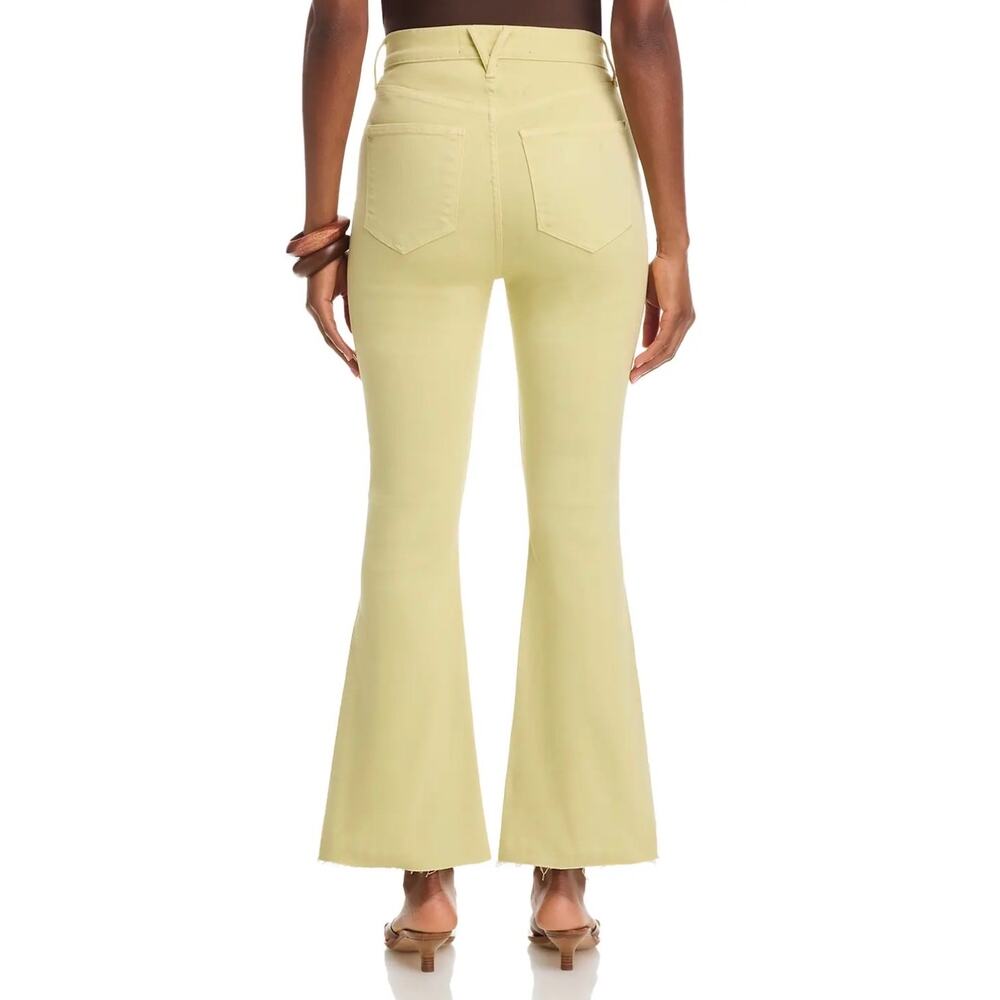 NEW Veronica Beard Carson High Rise Ankle Flare Pistachio Green Size 30 - Picture 3 of 8